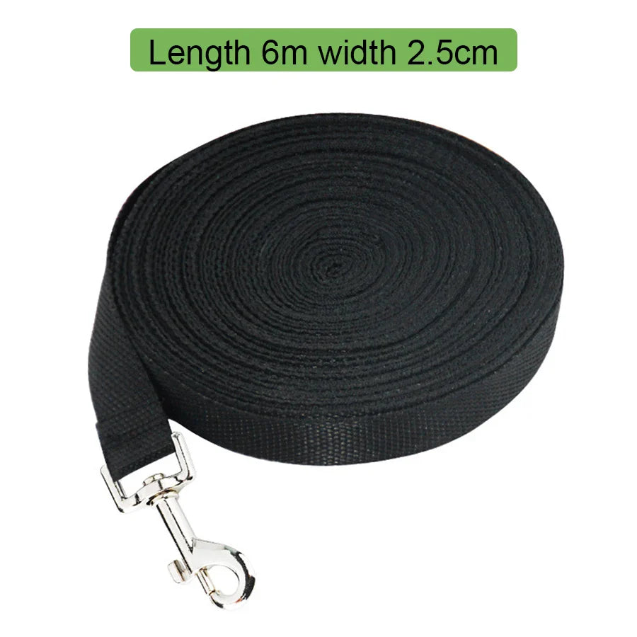 Durable Nylon Dog Leash - Available in 6m and 10m Lengths-My Little Pet