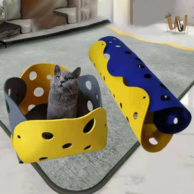 Modular Felt Cat Tunnel - Versatile Play System-My Little Pet