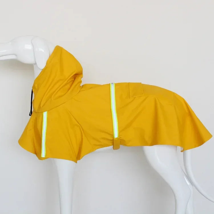 Waterproof Reflective Raincoat for Large Dogs-My Little Pet