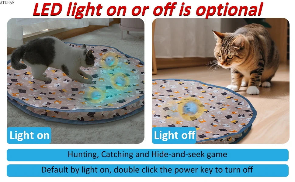 Interactive Electric Cat Toy with Motion Activation and Chirping Features-My Little Pet