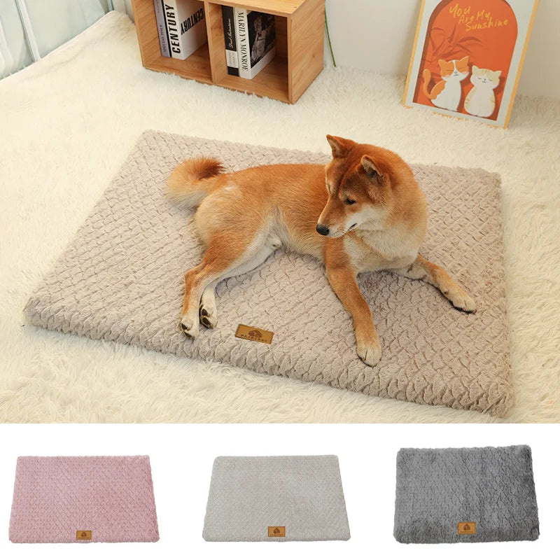 Orthopedic Memory Foam Dog Bed with Washable Faux Fur Cover-My Little Pet