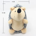 Interactive Hedgehog Plush Dog Toy with Squeaker-My Little Pet