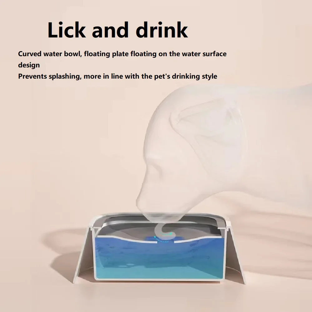 Anti-Spill Floating Dog and Cat Water Bowl-My Little Pet