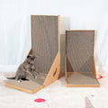 L-Shaped Vertical Cat Scratching Post for Indoor Cats-My Little Pet