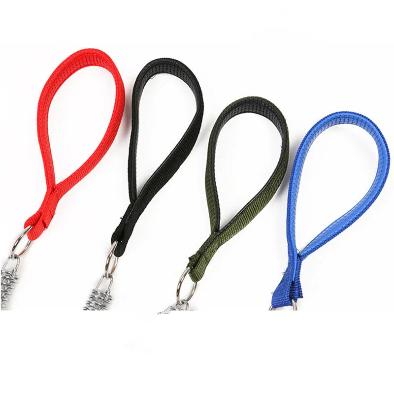 Durable Dog Leash for Large Dogs - Padded Nylon and Leather-My Little Pet