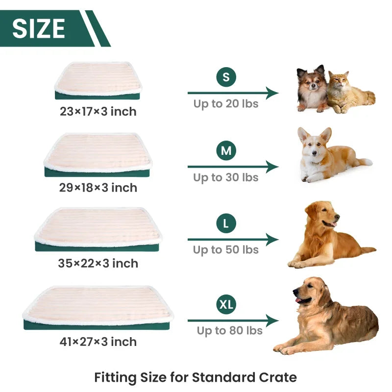 Orthopedic Dog Bed with Removable Washable Cover-My Little Pet