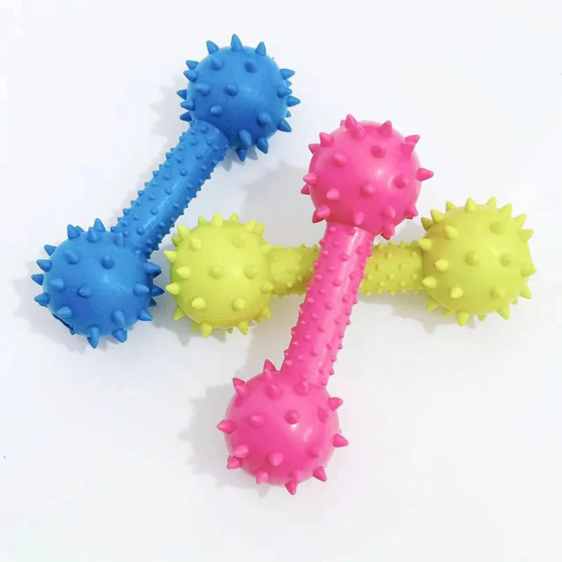 Robust Rubber Dumbbell Dog Toy-My Little Pet