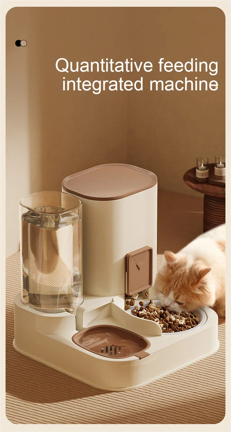 Kimpets Automatic Cat Feeder with Integrated Water Dispenser-My Little Pet