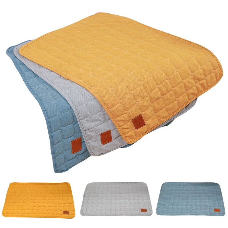 Reusable Cotton-EVA Pet Waffle Mat for All Seasons-My Little Pet