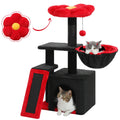 Luxury Indoor Cat Tree with Hammock, Double Condos, and Scratching Posts-My Little Pet