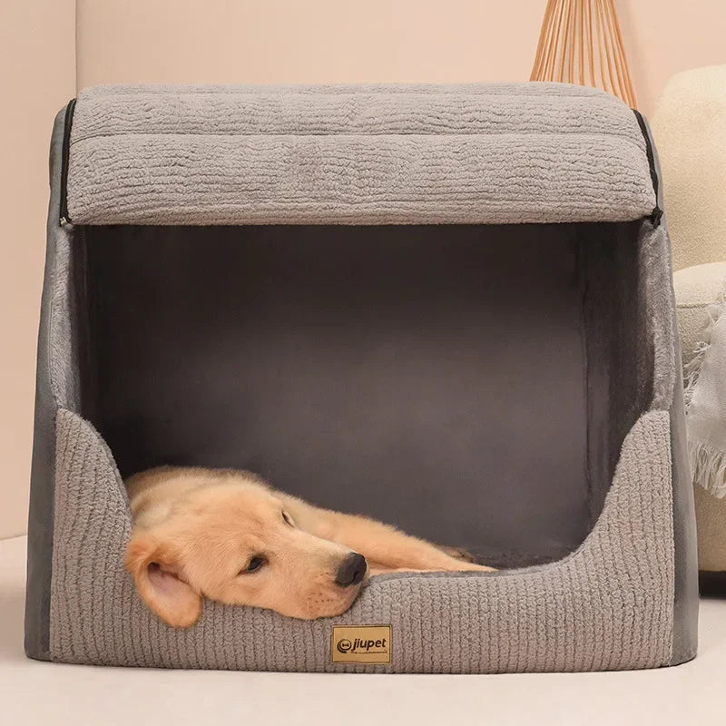 Luxurious Winter Warm Pet Bed for Medium to Large Dogs and Cats-My Little Pet