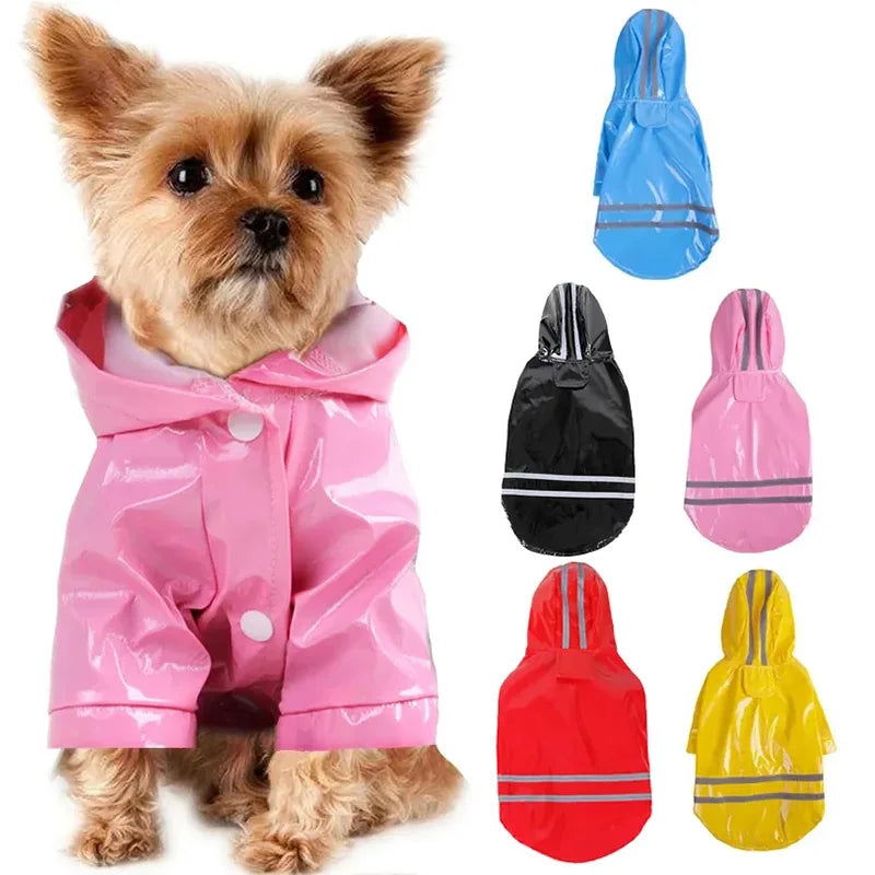 Reflective Waterproof Dog Raincoat for Small Pets-My Little Pet