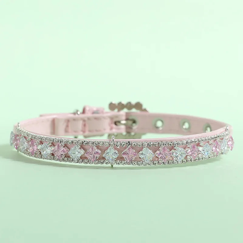 Elegant Pearl and Rhinestone Pet Collar-My Little Pet