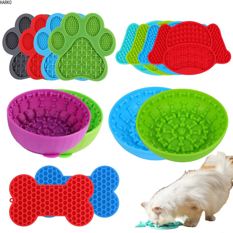 Silicone Lick Mat for Pets - Slow Feeder for Dogs and Cats-My Little Pet