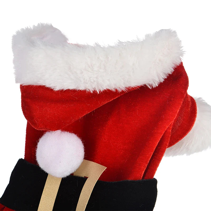 Santa Christmas Costume for Small Dogs and Cats-My Little Pet