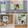 Magnetic Cat Flap Door with 4-Way Lock-My Little Pet