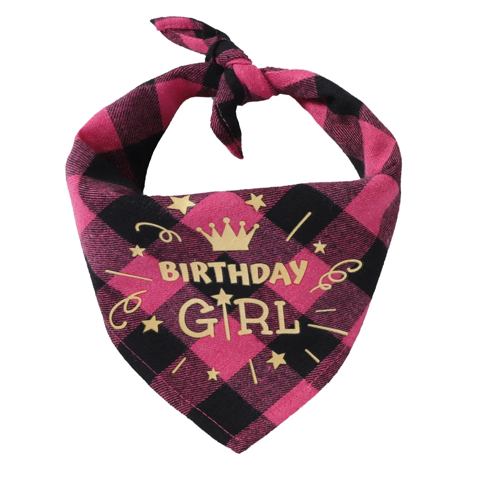 NONOR Cotton Pet Bandanas - Birthday Triangular Scarf Collar for Dogs and Cats-My Little Pet