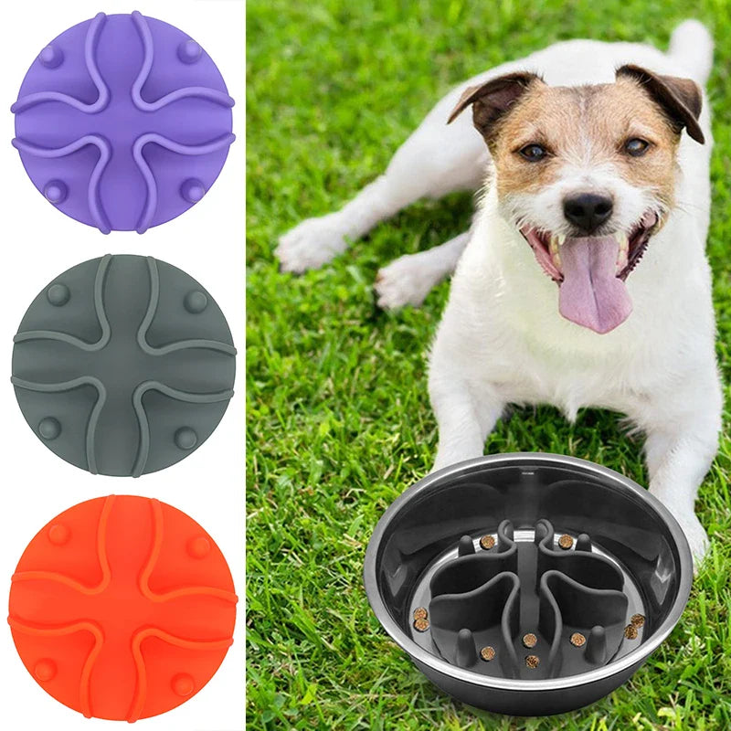 Silicone Slow Feeder Insert for Dogs with Suction Cup-My Little Pet