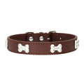 Premium Leather Dog Collar - Durable, Personalized Collars for All Dog Sizes-My Little Pet