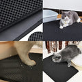 Dual-Layer Non-Slip Cat Litter Mat-My Little Pet