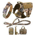 Tactical Dog Harness and Leash Set for All Dog Sizes-My Little Pet