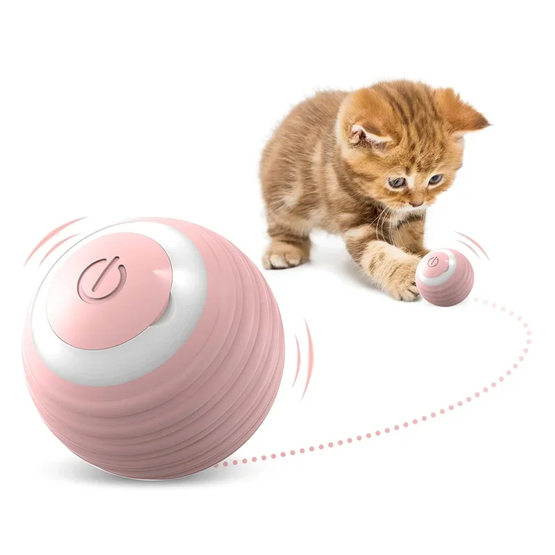 Smart Electric Cat Toy Ball – Interactive and Stress-Relieving-My Little Pet