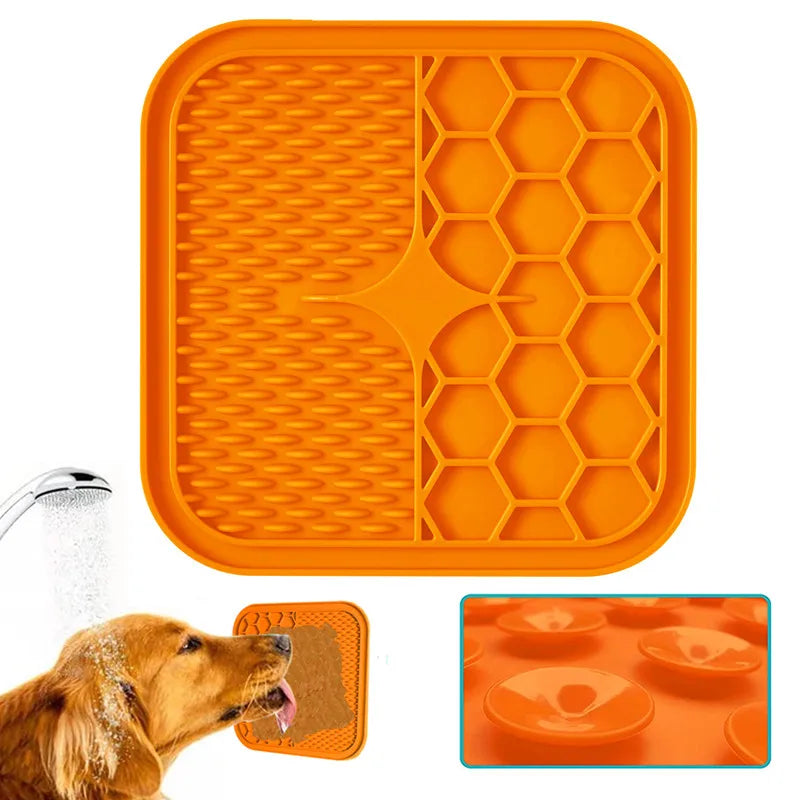 Compact Silicone Slow Feeder Lick Mat for Small Pets-My Little Pet