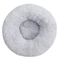 Round Plush Pet Bed – Cozy and Warm for Cats and Dogs-My Little Pet