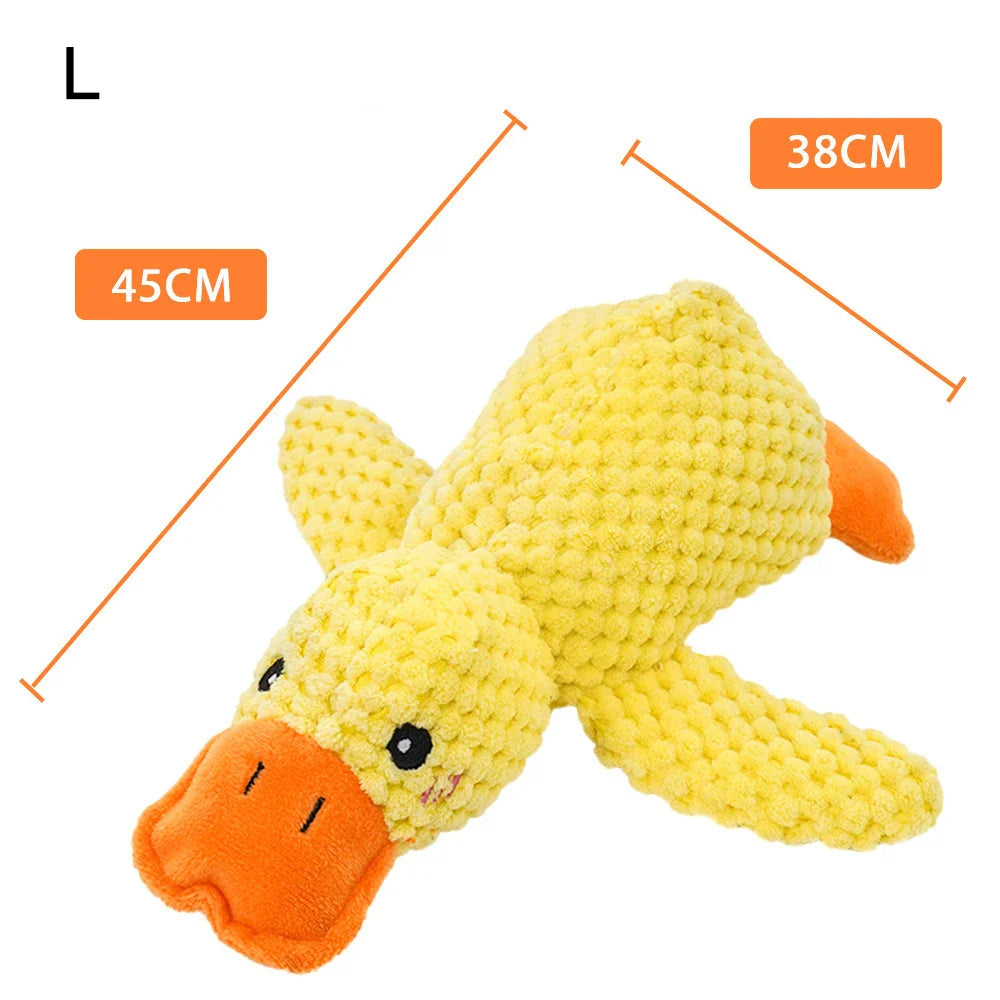 Interactive Quacking Duck Dog Toy - Durable Chew and Molar Toy for All Dog Sizes-My Little Pet