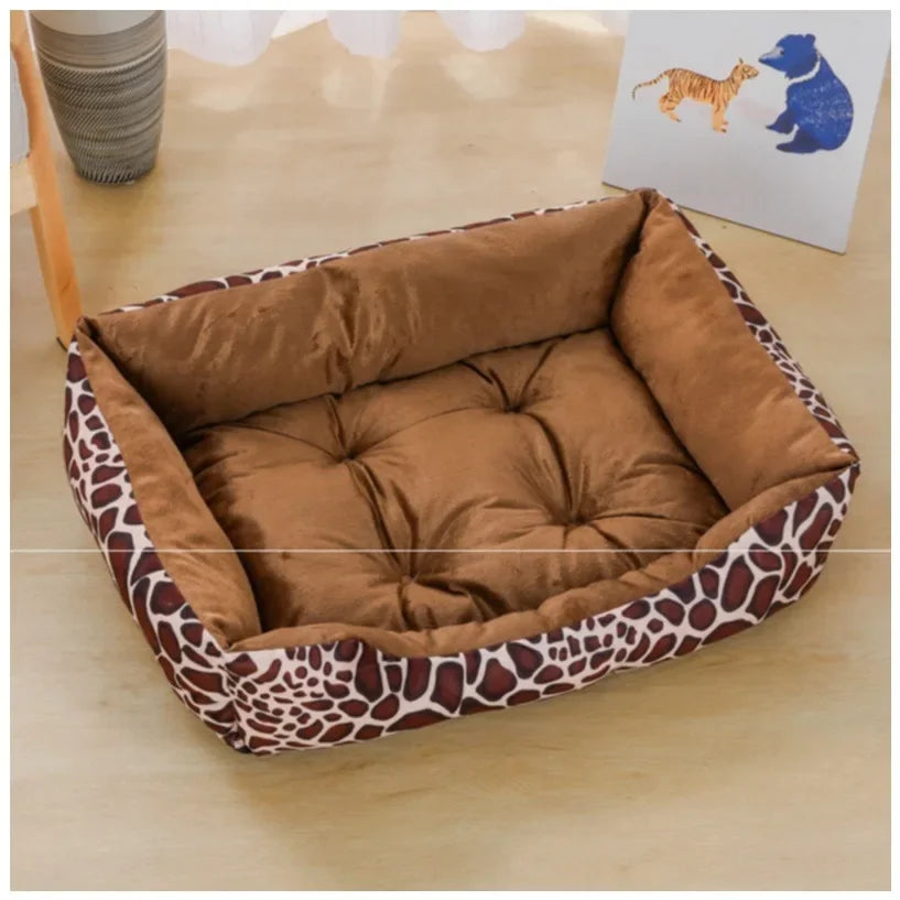 Luxury Plush Pet Bed for Dogs and Cats - All-Season Comfort-My Little Pet