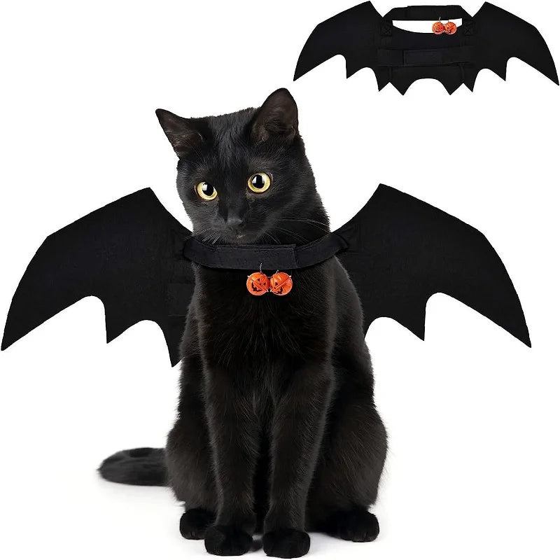 Fashion Cat Bat Wings Halloween Costume-My Little Pet