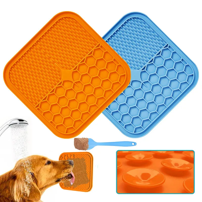 Compact Silicone Slow Feeder Lick Mat for Small Pets-My Little Pet