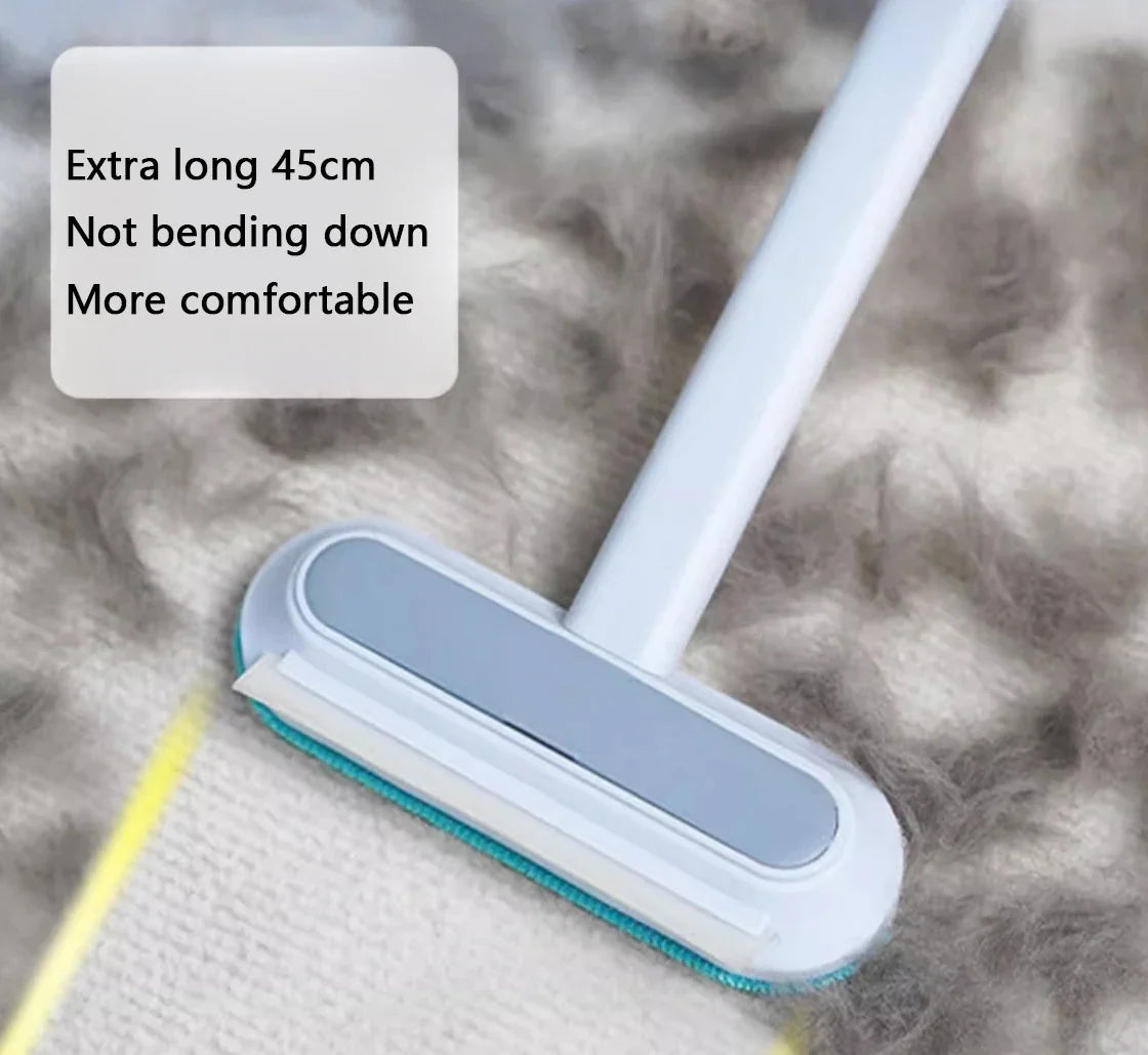 Multi-Functional Pet Hair Removal and Cleaning Brush with Long Handle-My Little Pet