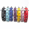 Leather Spiked Dog & Cat Collar - Stylish Studded Neck Strap for Pets-My Little Pet