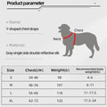 Adjustable Reflective Dog Harness for Small to Medium Dogs - Ideal for Outdoor Walking-My Little Pet