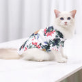 Summer Breathable Hawaiian Beach Style Pet T-Shirts for Cats and Small Dogs-My Little Pet