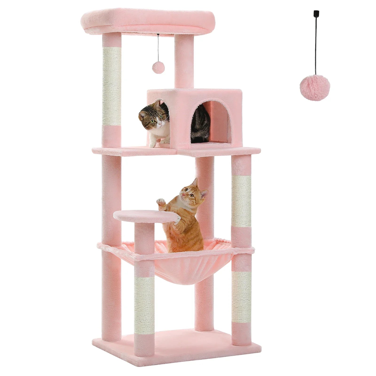 Multi-Level Cat Tree with Condo and Scratching Posts-My Little Pet