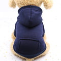 Stylish Dog Hoodie for Autumn and Winter - Warm Polyester Sweater for Small Pets-My Little Pet