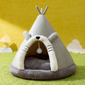 Cozy Pet Bed - Triangular Tent Design for Cats and Dogs-My Little Pet