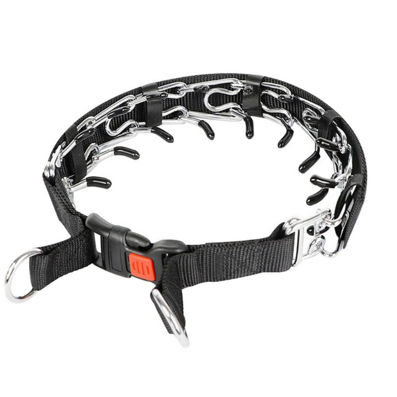 Quick Release Dog Prong Training Collar with Padded Nylon Cover-My Little Pet