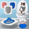 Reusable Cat Toilet Training Kit - Plastic Litter Mat for Cats & Puppies-My Little Pet