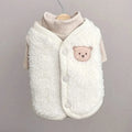 Warm Bear-Themed Winter Coat for Small to Medium Dogs-My Little Pet