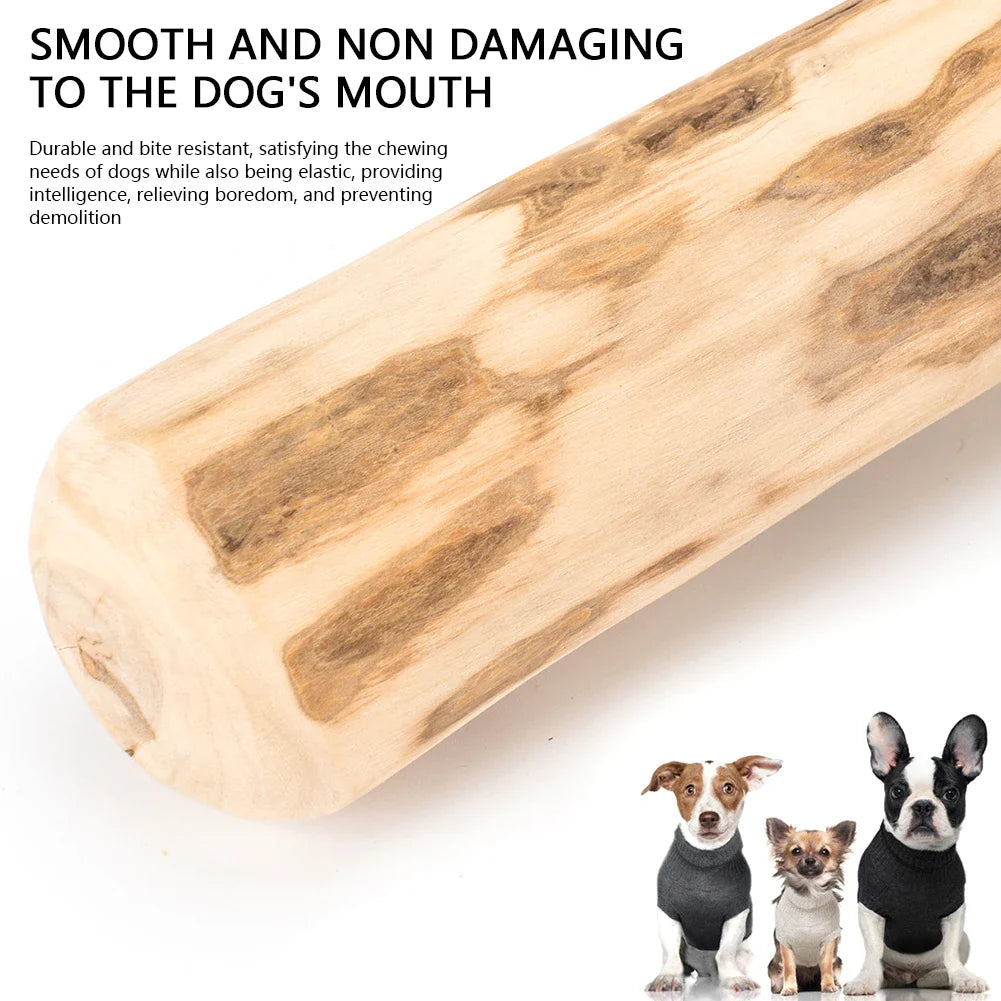 Natural Coffee Wood Dog Chew Stick for Teeth Grinding and Anxiety Relief-My Little Pet