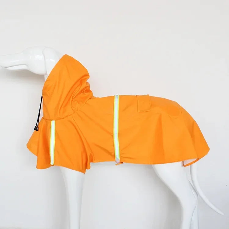 Waterproof Reflective Raincoat for Large Dogs-My Little Pet