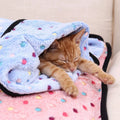 Cozy Dot Pattern Coral Fleece Pet Blanket for Cats and Dogs-My Little Pet