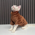 Sphynx Cat and Small Dog Winter Sweater - Turtleneck, Warm Fleece Pullover-My Little Pet