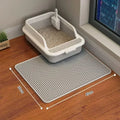 Double-Layer Non-Slip Cat Litter Mat - Wear-Resistant Pet Litter Box Mat-My Little Pet