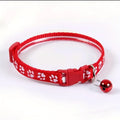 Adjustable Fashion Pet Cat Collar with Cute Bell – Colorful Pattern DIY Necklace for Cats and Kittens-My Little Pet