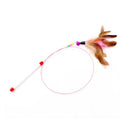 Interactive Peacock Feather Cat Toy with Bell and Suction Cup-My Little Pet