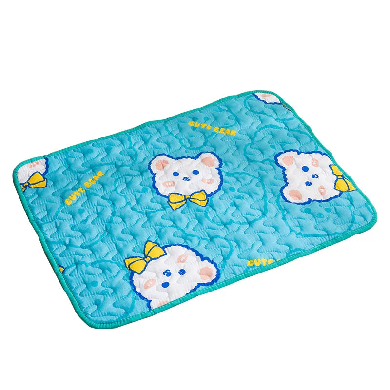 Eco-Friendly Non-Slip Washable Cotton Pet Mat for Dogs and Cats-My Little Pet